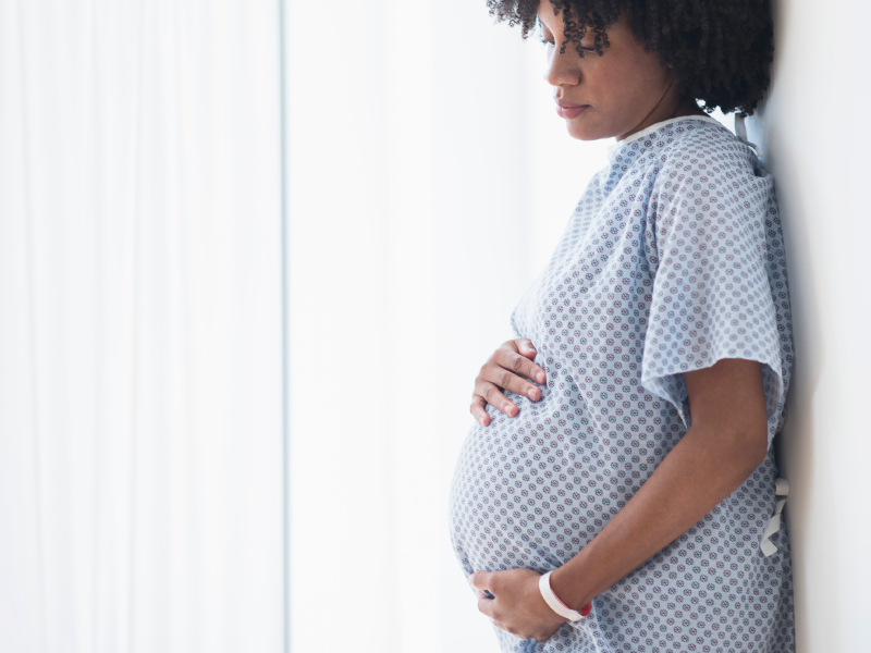 pregnant Black woman